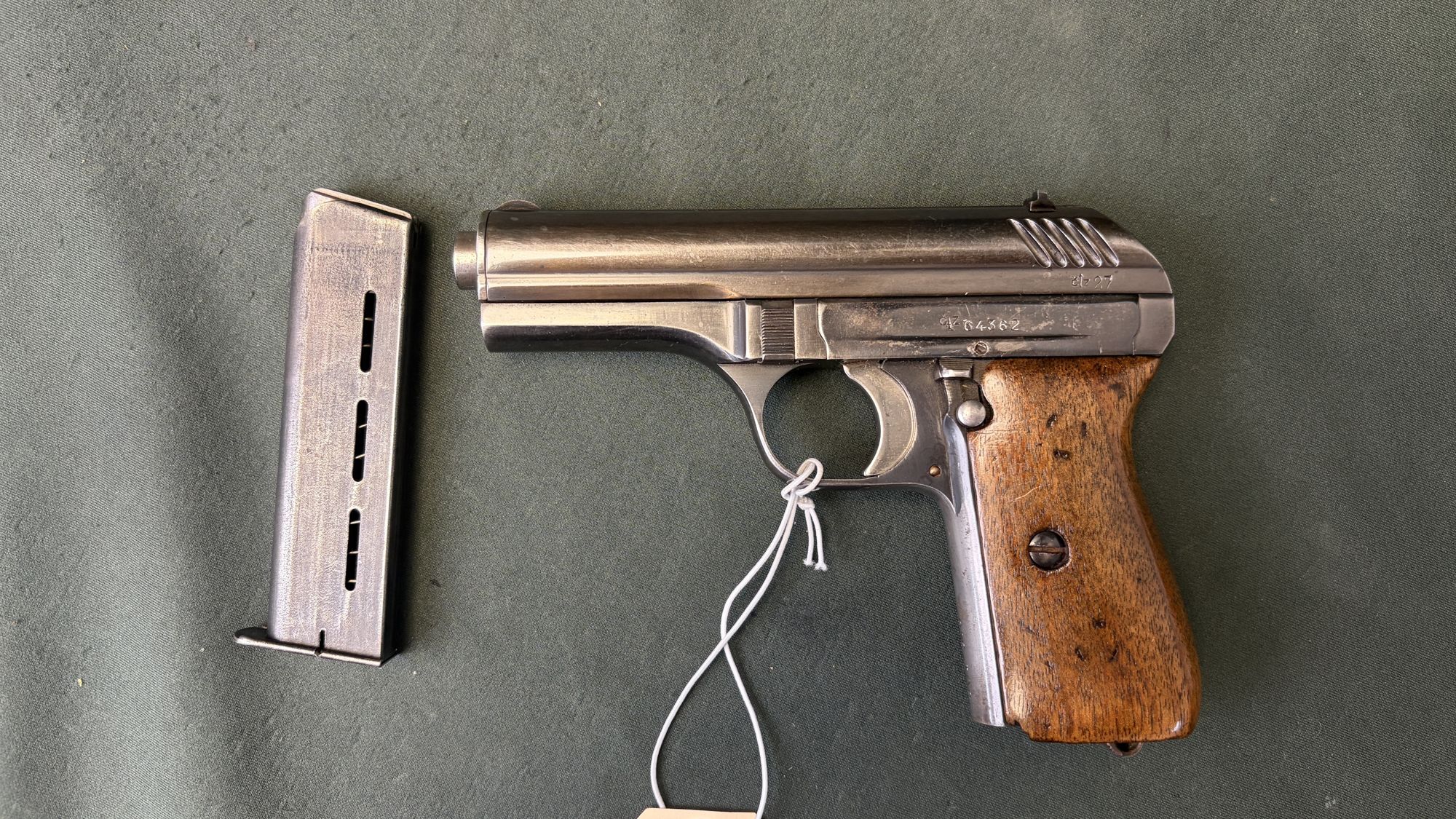 1927 Czechoslovak CZ vz. 24 Pistol .380 ACP All Matching Unit Marked with Holster