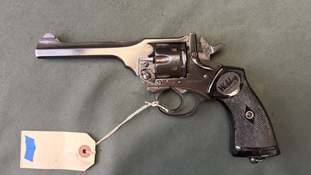 Webley Mark IV .38 S&W Revolver All Matching Mirror Bore with Leather Holster
